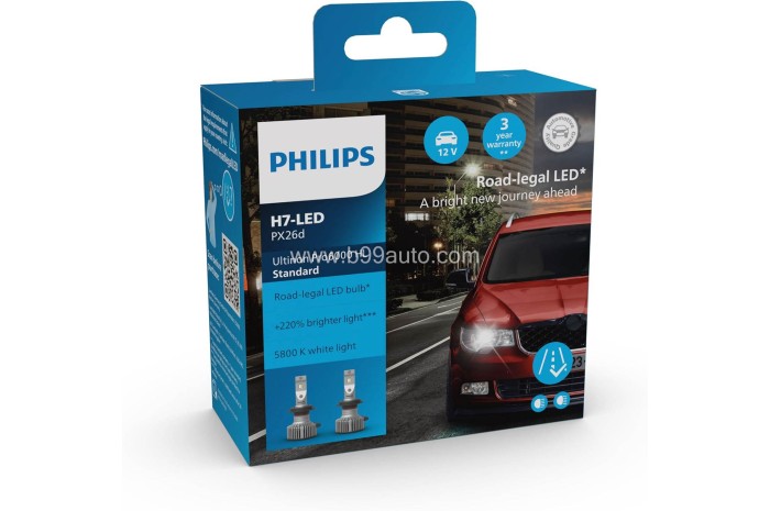 Philips Ultinon Pro6000 HL Standard H7 LED +220% /INGYENES SZÁLLÍTÁS